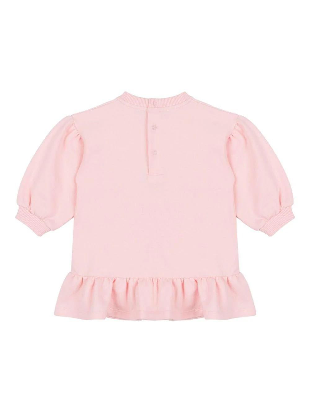 Abito per neonata con logo Teddy Bear MDV0CWLDA16 50209 MOSCHINO BABY 