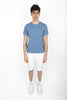 Maglietta in jersey Custom Slim-Fit campus blue
