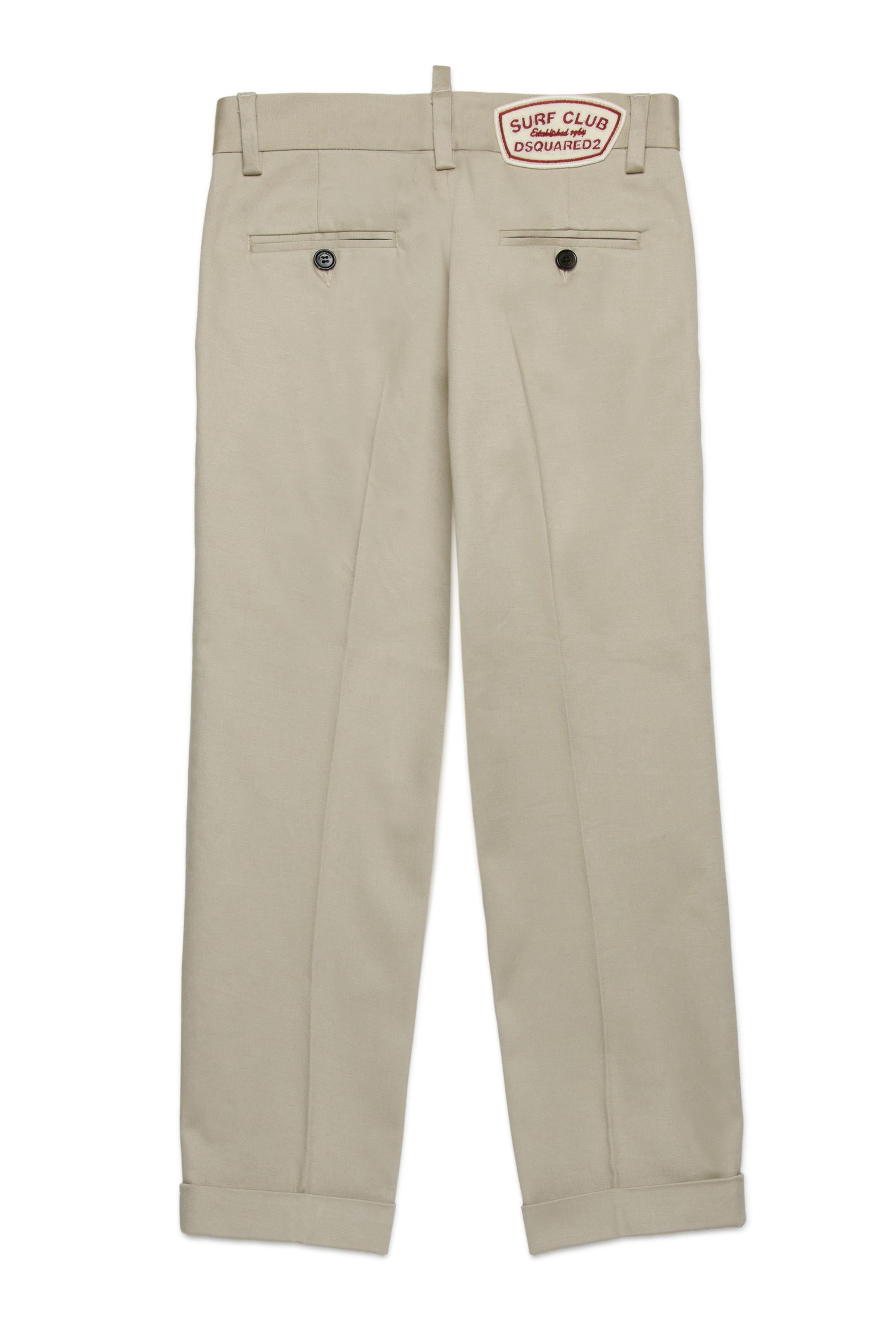 D2Kids Junior Tailored Pants Beige DQ2767D00XC DQ717 DSQUARED2 