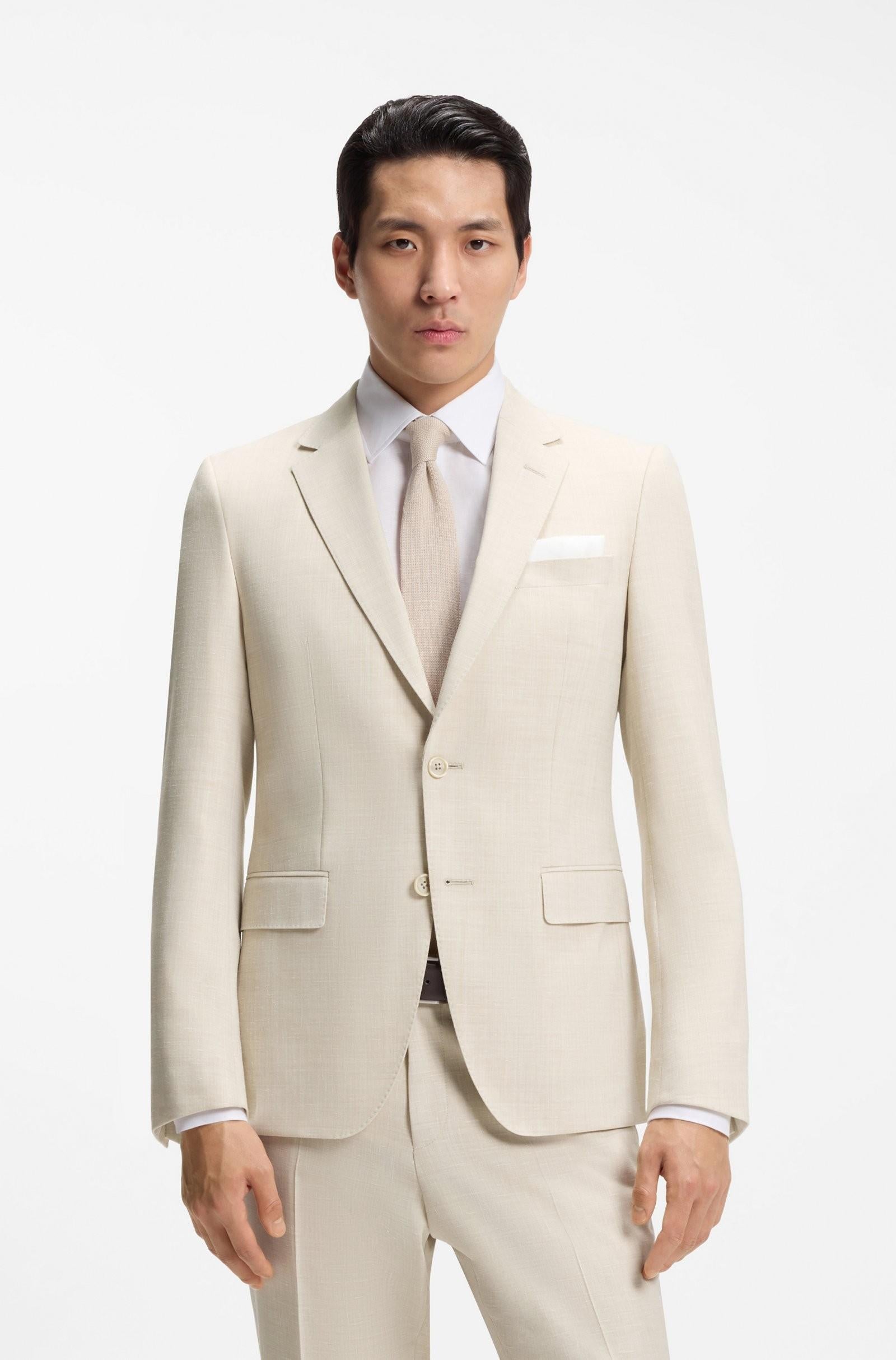 Abito due pezzi slim-fit in tessuto 50561834 286 BOSS 