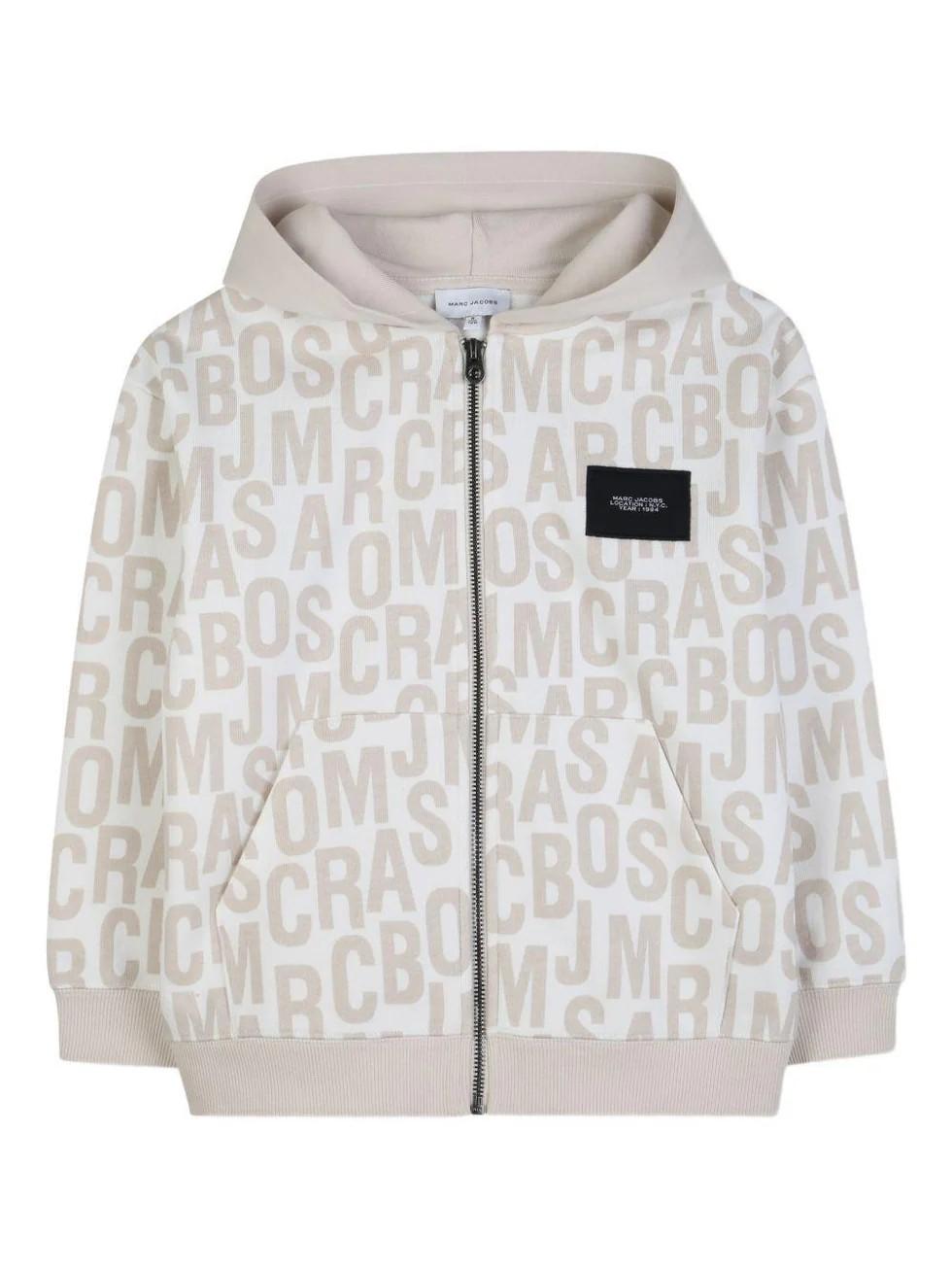 Felpa multicolore con stampa logo all-over W60775 126B MARC JACOBS 