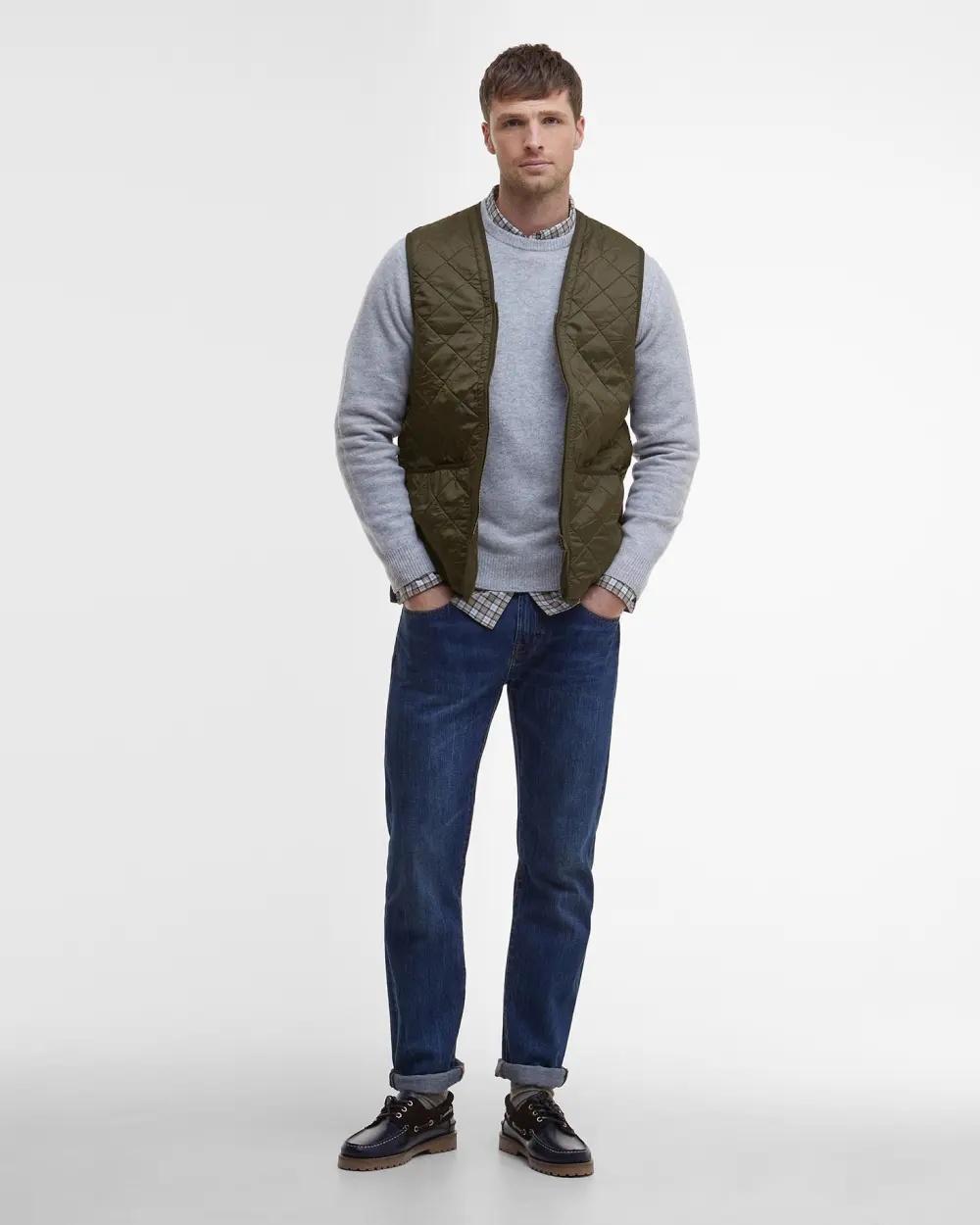Gilet trapuntato/fodera con zip Polarquilt MLI0002 OL91 BARBOUR 