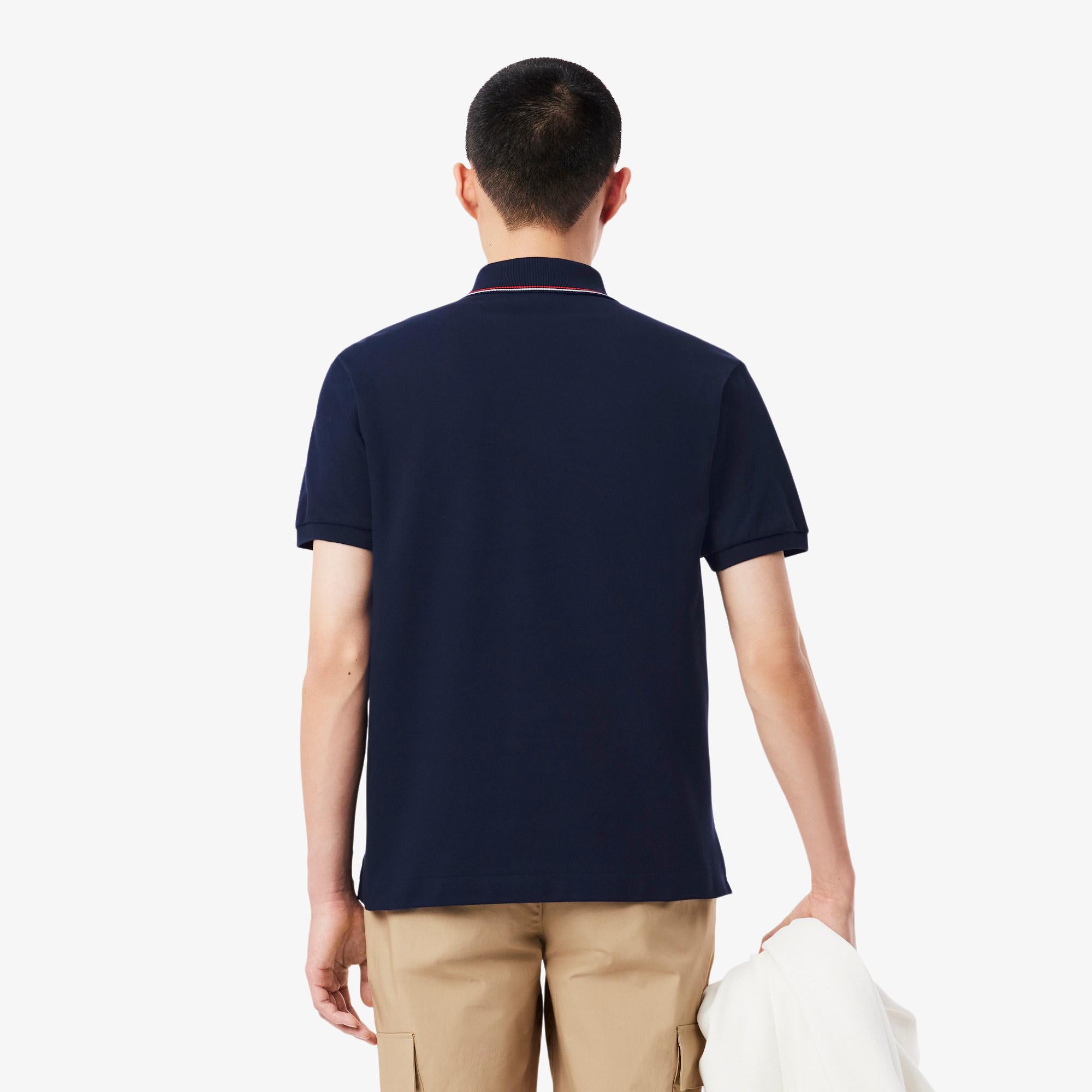 Polo con stemma ricamato PH0037 166 LACOSTE 
