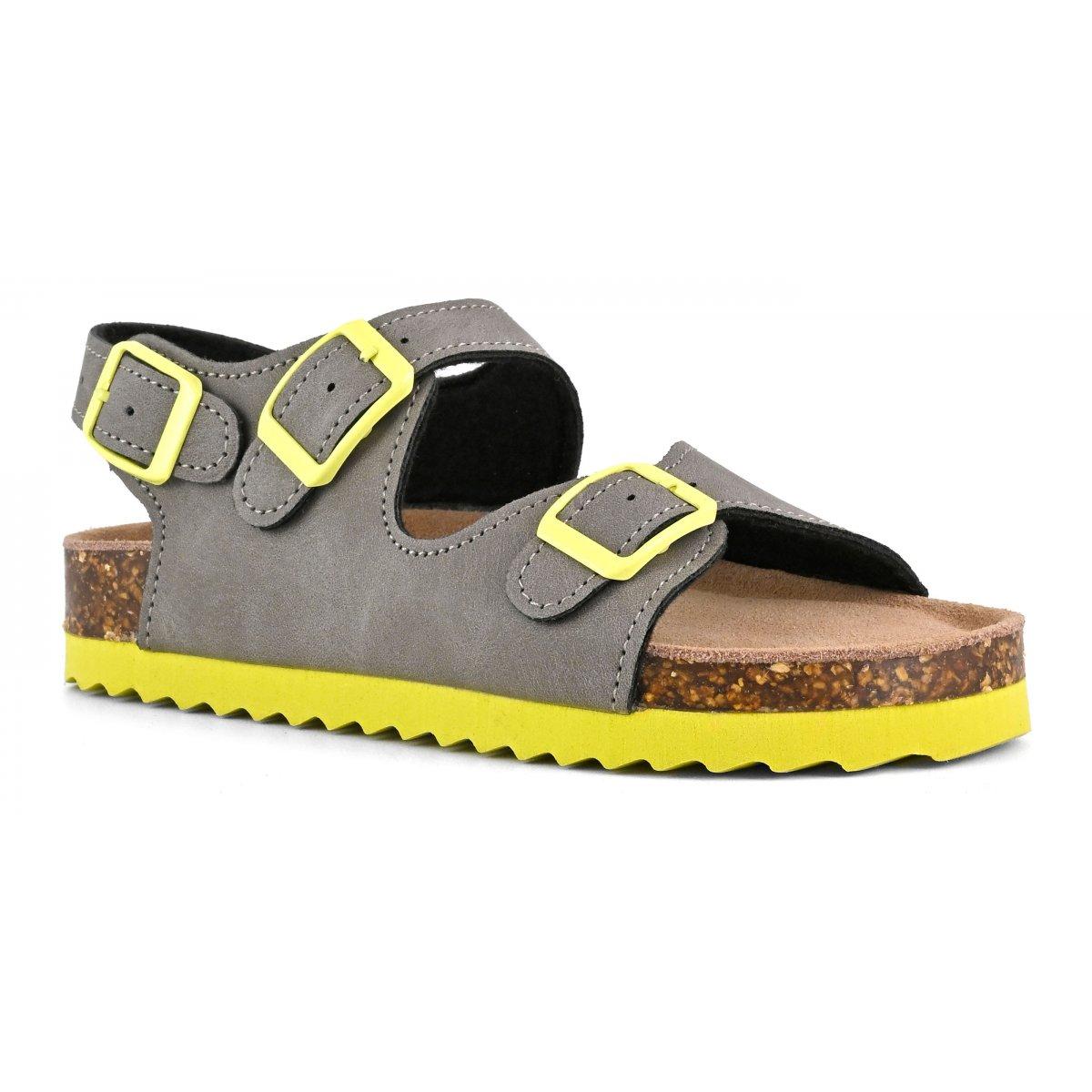 Sandalo bambino con tre fibbie HC2412 GRE COLORS OF CALIFORNIA 