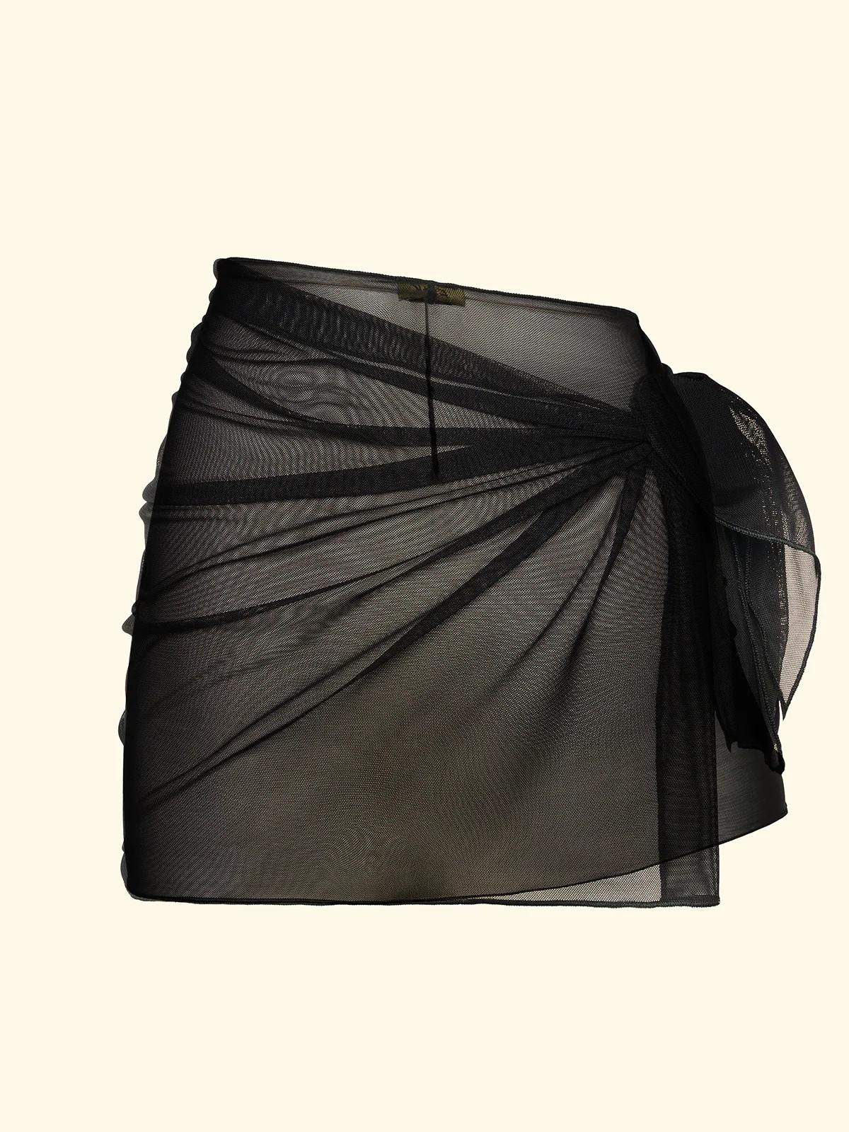 Pareo corto donna nero FK00SW1841 BK F**K 