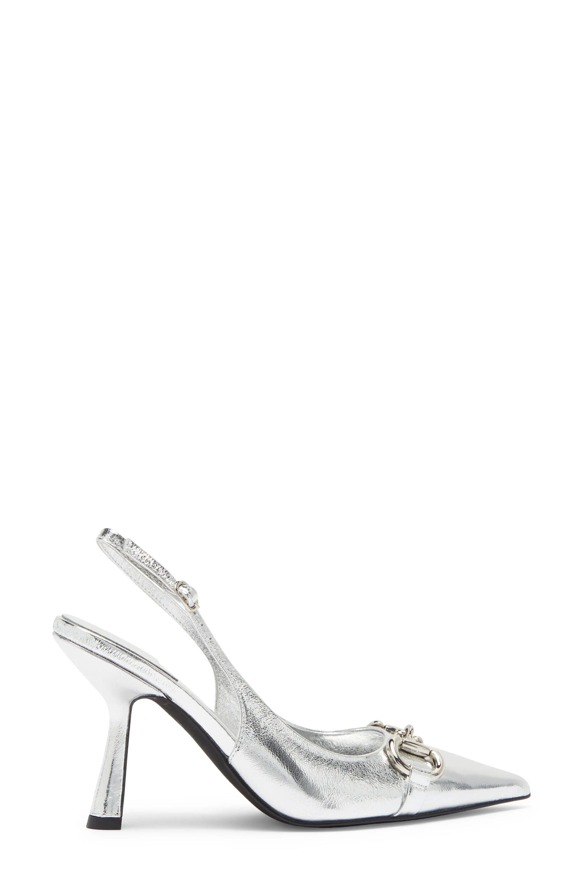 Estella Décolleté Slingback donna  in pelle metallizzata JCSR1065T09 024 JEFFREY CAMPBELL 