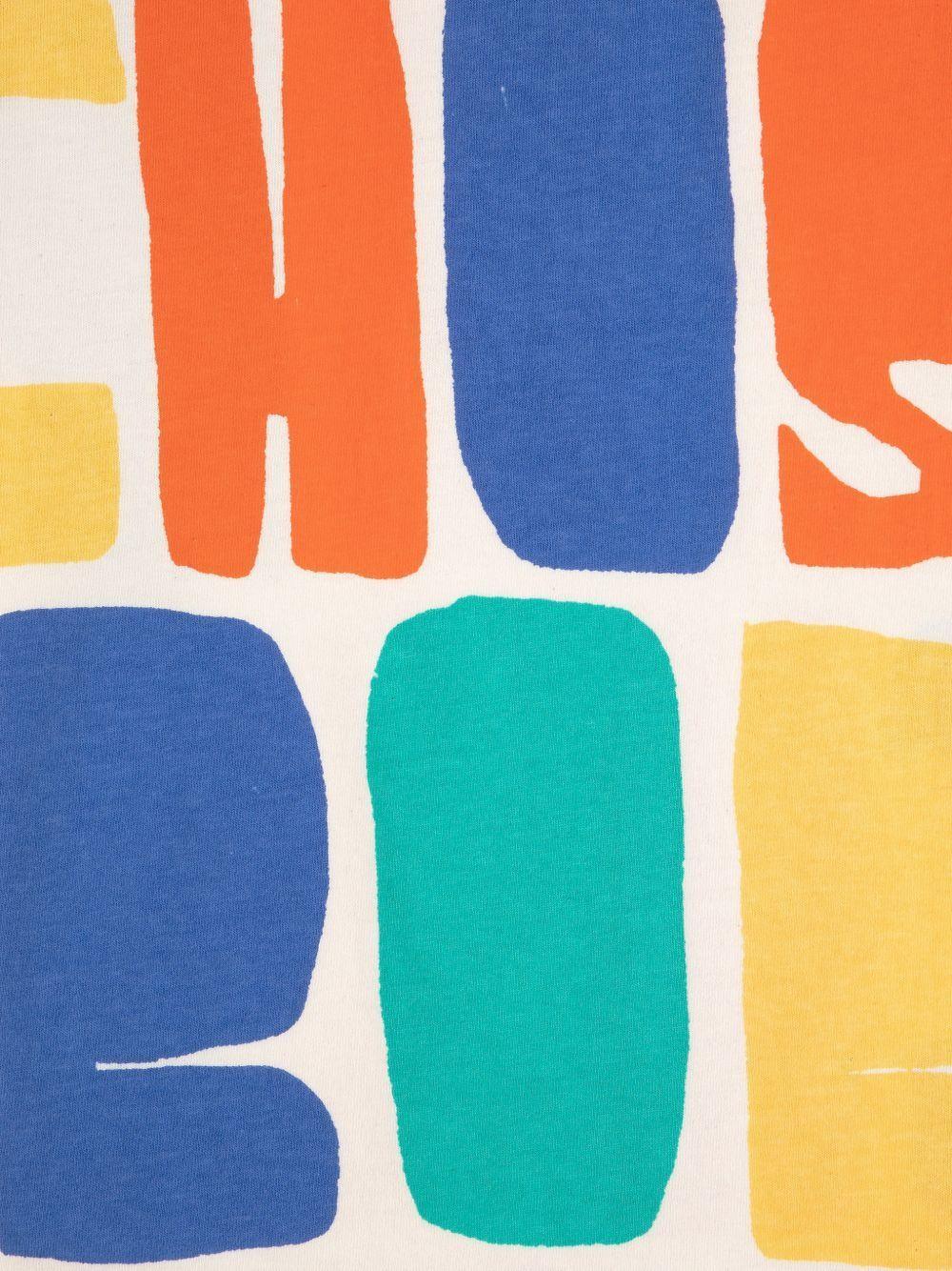 T-shirt con stampa logo all-over B126AC137 199 BOBO CHOSES 