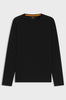 T-shirt in misto cotone con lavorazione a nido dape