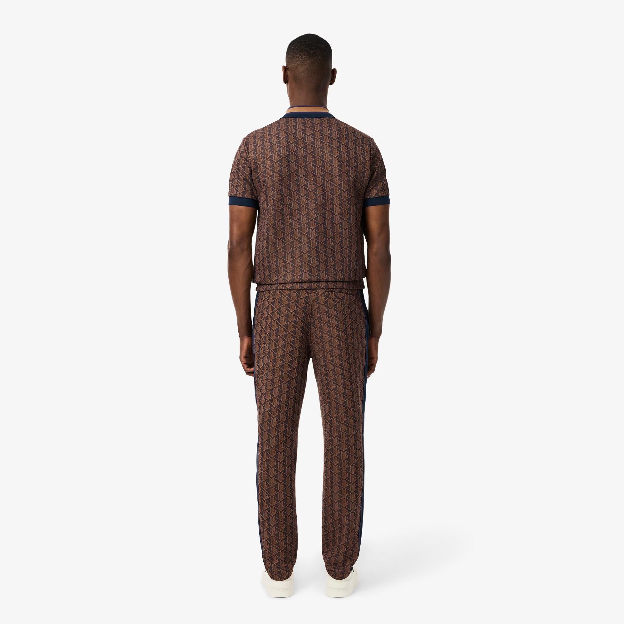 Pantalone in jacquard monogrammato XH1440 9I4 LACOSTE 