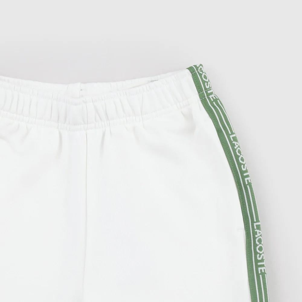 Bermuda bianco con logo Lacoste laterale 847577 70V LACOSTE 